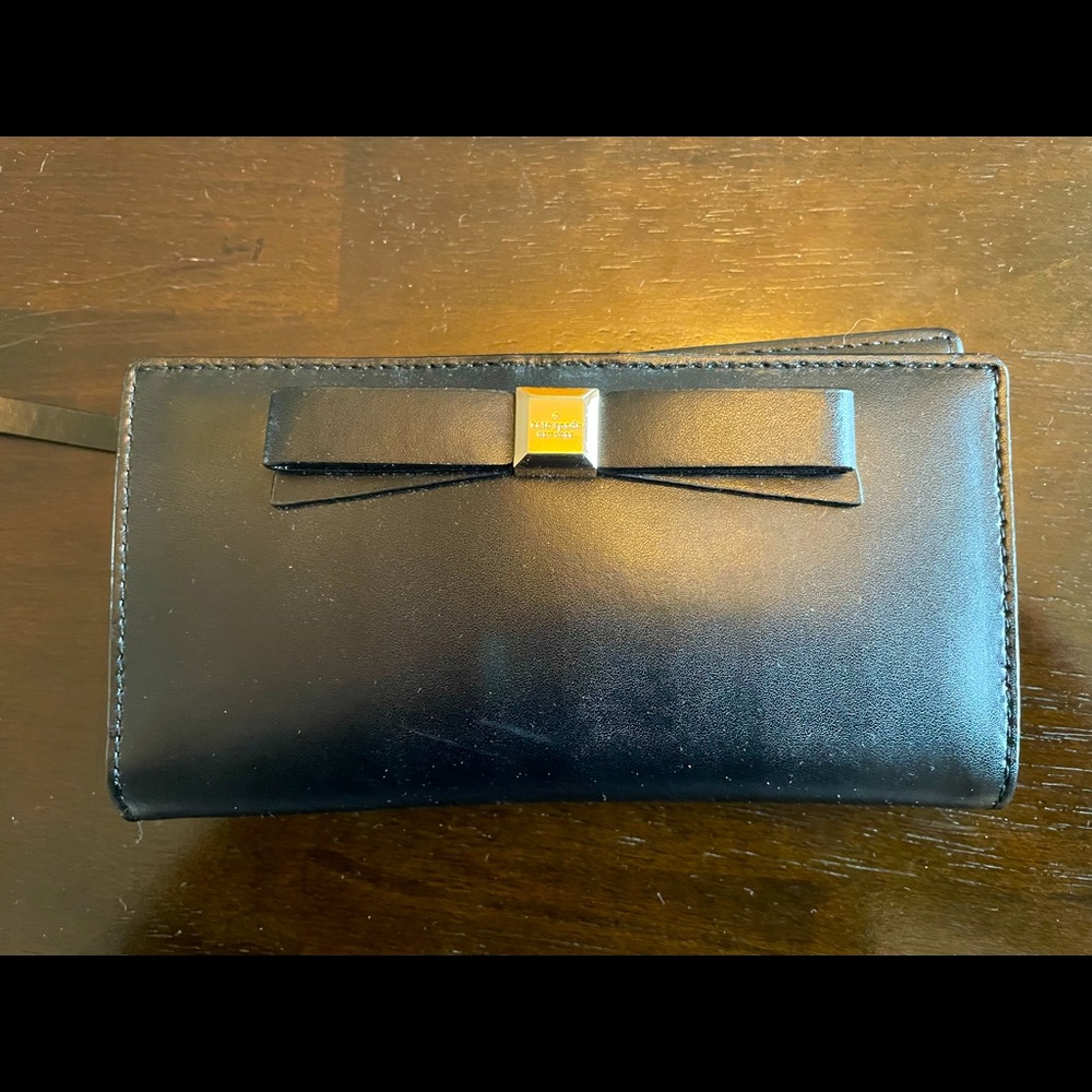 Kate Spade Black Bifold Wallet